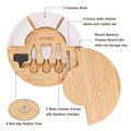 Fitnate Rotatable Round Cheese Cutting Board by DailySale