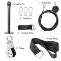 Fitness DIY Pulley Cable Machine Attachment System Training Equipment by DailySale