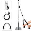 Fitness DIY Pulley Cable Machine Attachment System Training Equipment by DailySale
