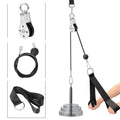 Fitness DIY Pulley Cable Machine Attachment System Training Equipment by DailySale