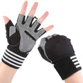 Fitness Workout Gloves with Wrist Wrap Strap by DailySale