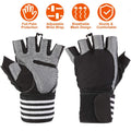 Fitness Workout Gloves with Wrist Wrap Strap by DailySale