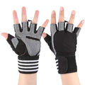 Fitness Workout Gloves with Wrist Wrap Strap by DailySale
