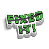 Fixed It - Hard Hat Decal
