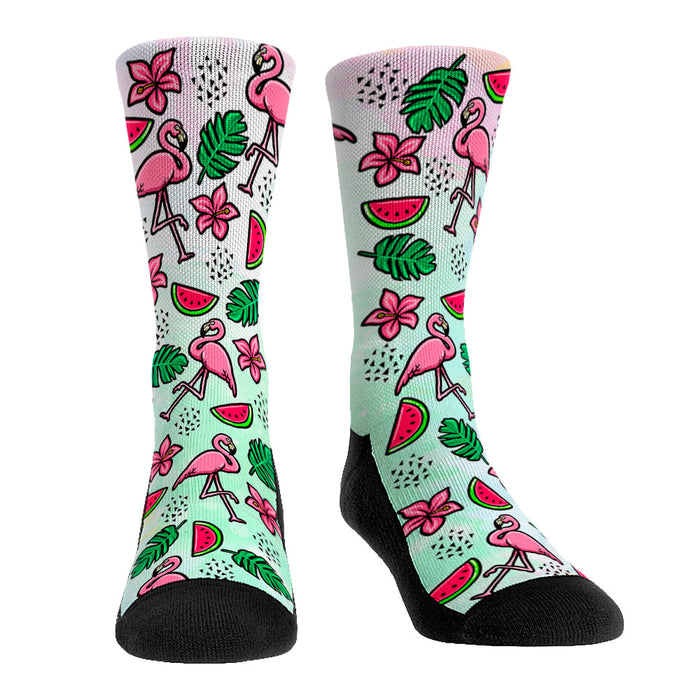 Flamingo Summer by Rock 'Em Socks