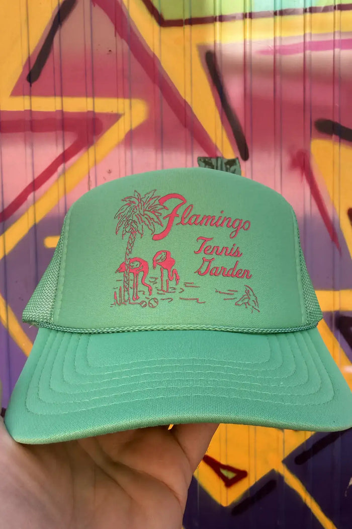 Flamingo Tennis Club Hat by Ace The Moon