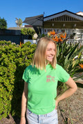 Flamingo Tennis Garden Tee by Ace The Moon
