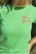 Flamingo Tennis Garden Tee by Ace The Moon