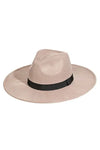 Flat Western Wide Brim Ribbon Hat