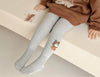 Fleece-Lined Ribbed Footed Leggings – Thermal Winter Toddler & Baby Pants