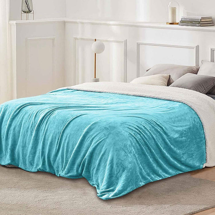 Fleece Throw Blanket Flannel Bed Cover by DailySale