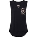Women's Summer Tank Tops Leopard Pocket Sleeveless Blouse by DailySale
