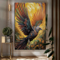 Flight Of Fancy Bird Wall Art by Tailored Canvases