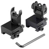 Flip Up Rear Front Aluminum Alloy Tactical Sight Set