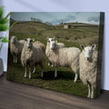 Flock Of Sheep Canvas Wall Art by Tailored Canvases