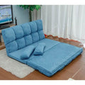 Floor Sofa Bed, Foldable Double Chaise Lounge Sofa Chair by DailySale