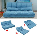 Floor Sofa Bed, Foldable Double Chaise Lounge Sofa Chair by DailySale