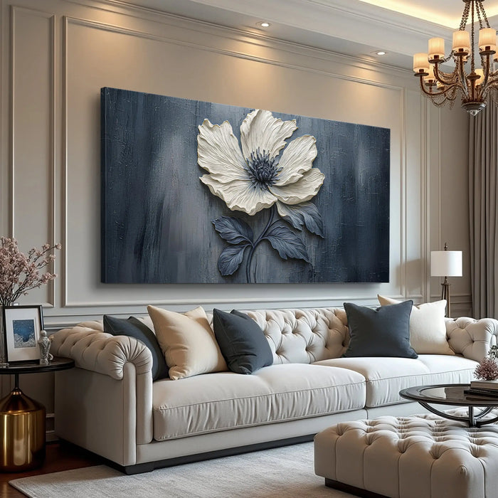 Floral Clay Relief Wall Art by Tailored Canvases