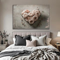 Floral Heart Wall Art by Tailored Canvases