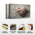 Floral Heart Wall Art by Tailored Canvases