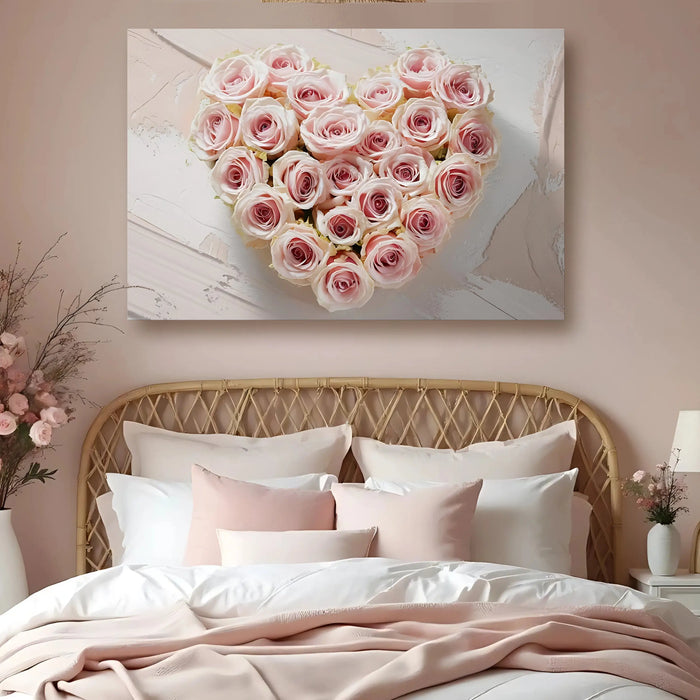 Floral Heart Wall Art IV by Tailored Canvases