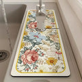 Floral Sink Faucet Absorbent Mat by DailySale