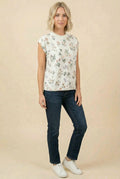 Floral Sleeveless Knit Top by Boutique 23