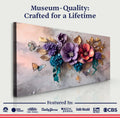 Floral Symphony Wall Art by Tailored Canvases