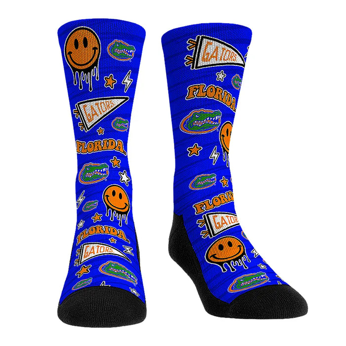 Florida Gators - Smiley Stickers by Rock 'Em Socks