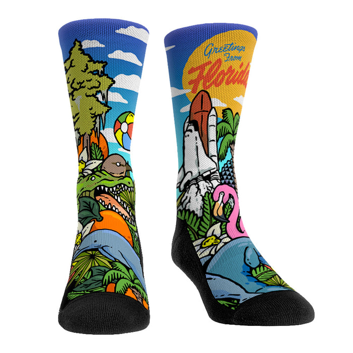 Greetings From Florida by Rock 'Em Socks