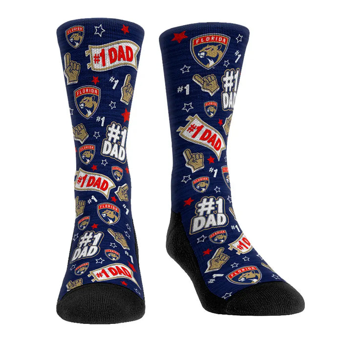 Florida Panthers - #1 Dad by Rock 'Em Socks