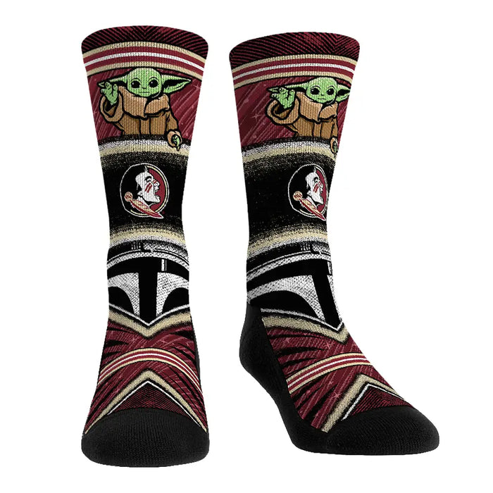 Florida State Seminoles - Star Wars - Grogu Intergalactic Fan by Rock 'Em Socks