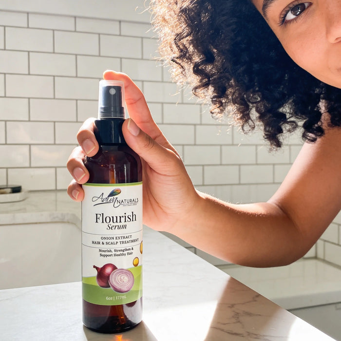 Flourish: Onion Growth Serum | Strength, Growth & Scalp Therapy by Adiva Naturals