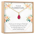 Flower Girl Gemstone Necklace by Dear Ava