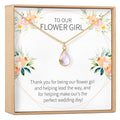 Flower Girl Necklace by Dear Ava