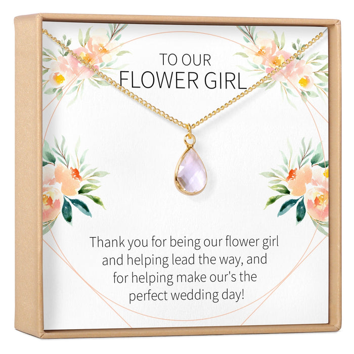Flower Girl Necklace by Dear Ava