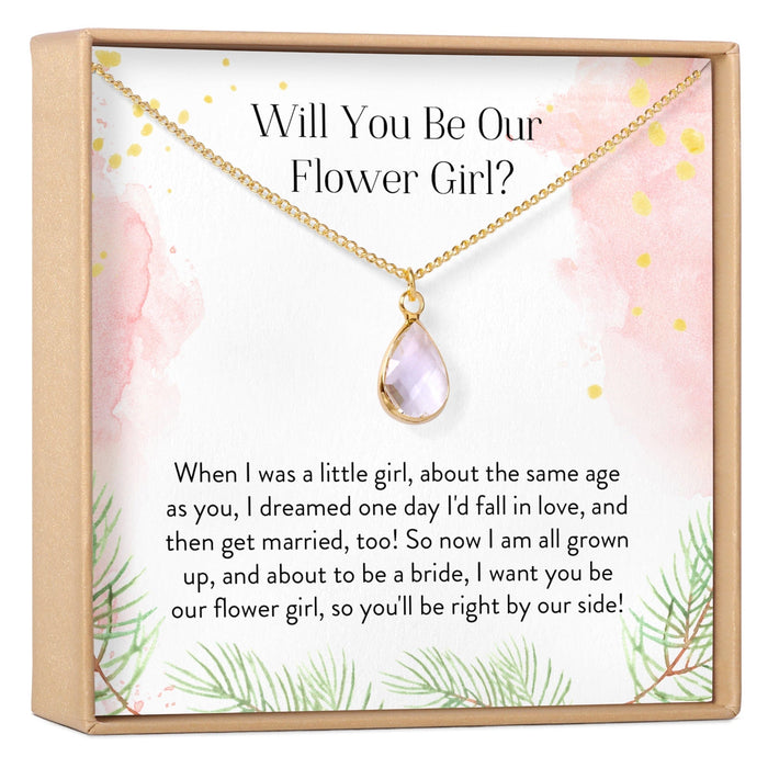 Flower Girl Necklace by Dear Ava