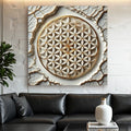 Flower Of Life Wall Art VI by Tailored Canvases