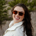 Flyer | Amber | Wooden Sunglasses by TMBR