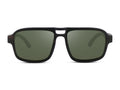 Flyer | Black w/ Green | Wooden Sunglasses by TMBR