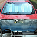Fold-Up Reflective Windshield Sun Shade with Suction Cups by DailySale