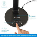 Foldable AC LED Desk Table Lamp Adjustable Touch Reading USB Rechargeable Port by DailySale
