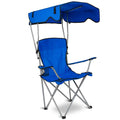 Foldable Beach Canopy Chair Sun Protection with Cup Holder by DailySale
