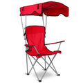 Foldable Beach Canopy Chair Sun Protection with Cup Holder by DailySale