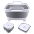 Foldable Dish Tub Washing Basin Collapsible Draining Pan Strainer Food Basket by DailySale