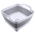 Foldable Dish Tub Washing Basin Collapsible Draining Pan Strainer Food Basket by DailySale