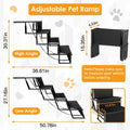 Foldable Dog Ramp 4 Step Collapsible Non Slip Stairs by DailySale