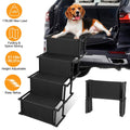 Foldable Dog Ramp 4 Step Collapsible Non Slip Stairs by DailySale