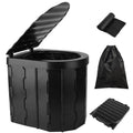 Foldable Emergency Toilet Portable Porta Potty by DailySale