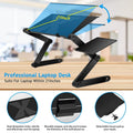 Foldable Laptop Table Bed Notebook Desk with Mouse Board by DailySale
